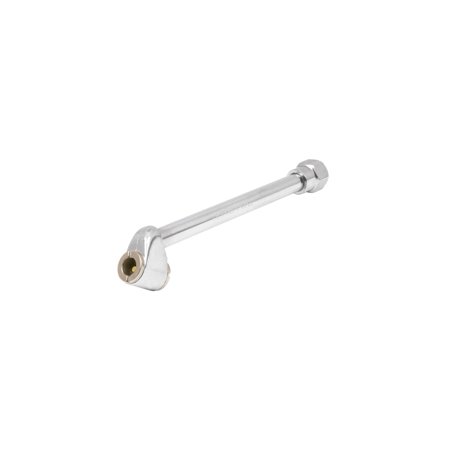 "INFLADOR DE CABEZA DOBLE, CUERDA 1/4"" NPT, PRETUL"