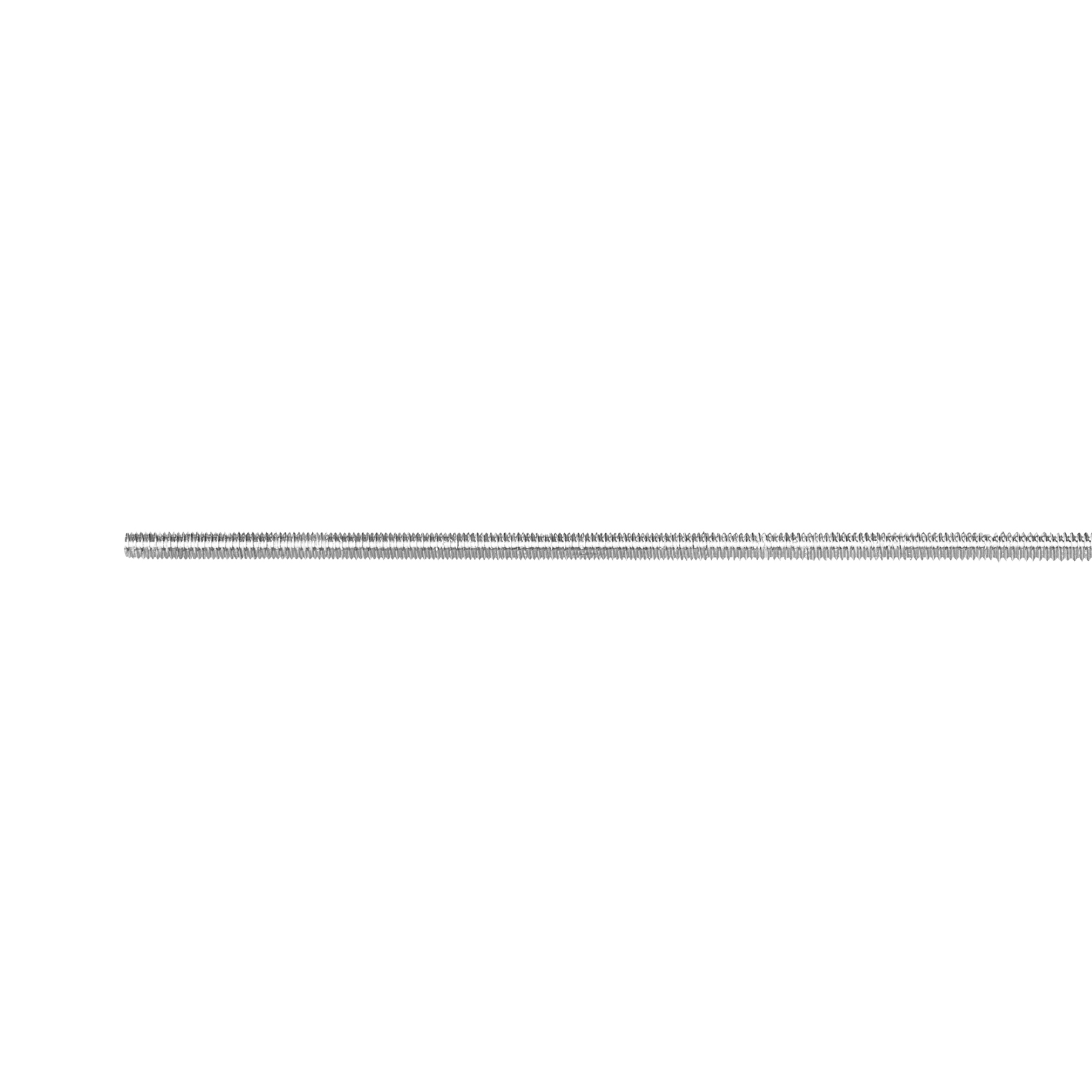 VARILLA ROSCADA DE 1 M X 1/4', FIERO