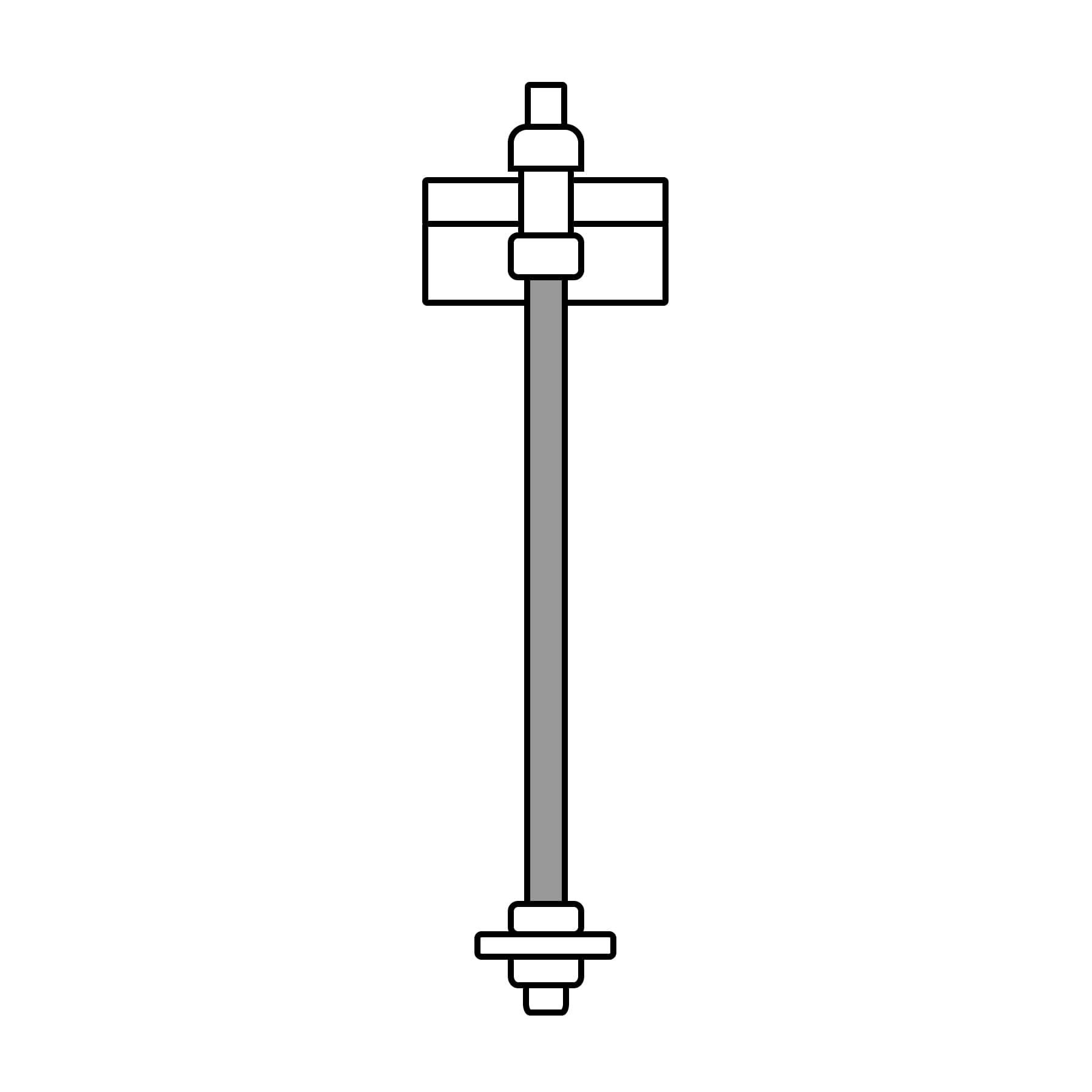 "VARILLA ROSCADA DE 1 M X 3/8"", FIERO"