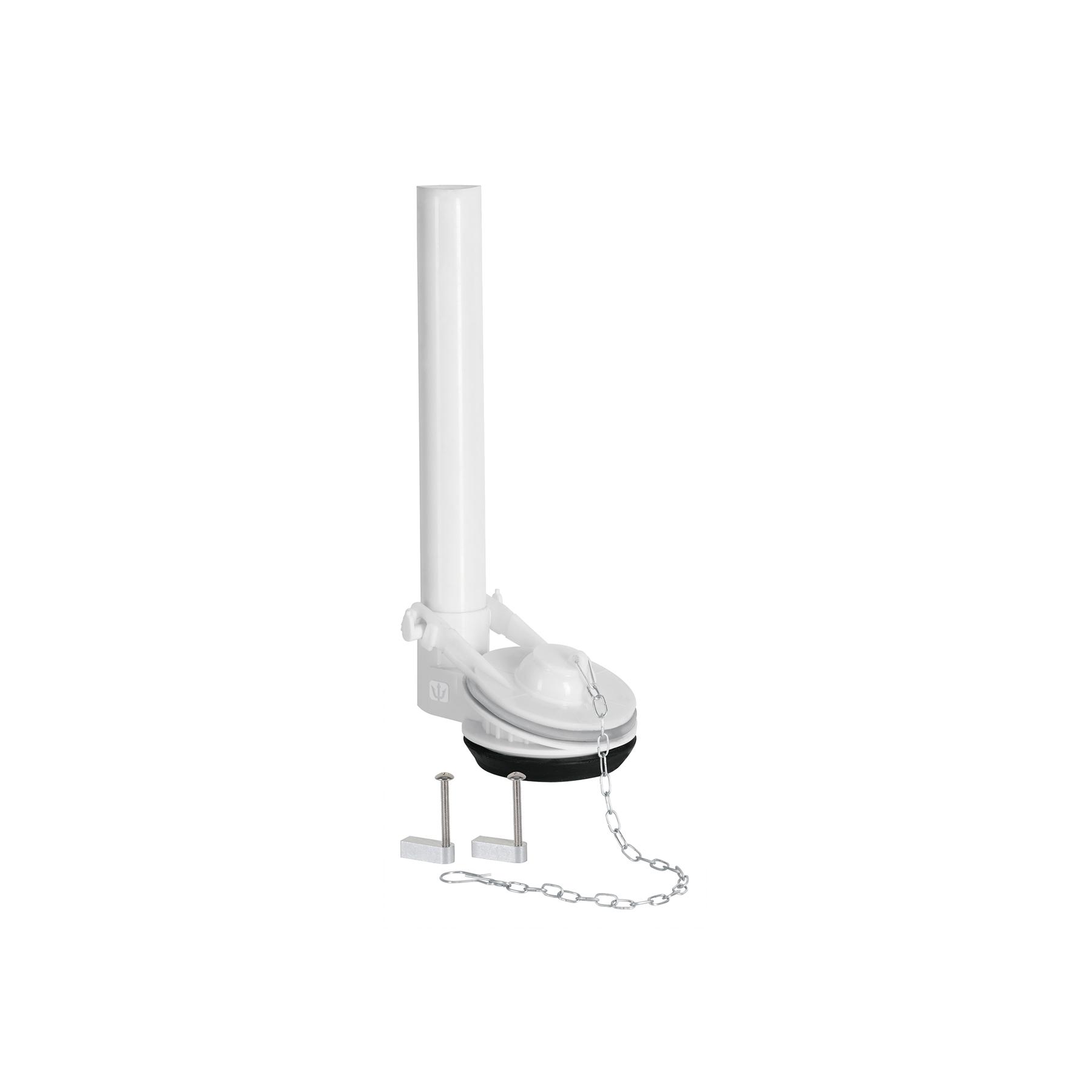 VÁLVULA DE DESCARGA 2' PARA WC DE 1 PZA, CADENA INOX, FOSET