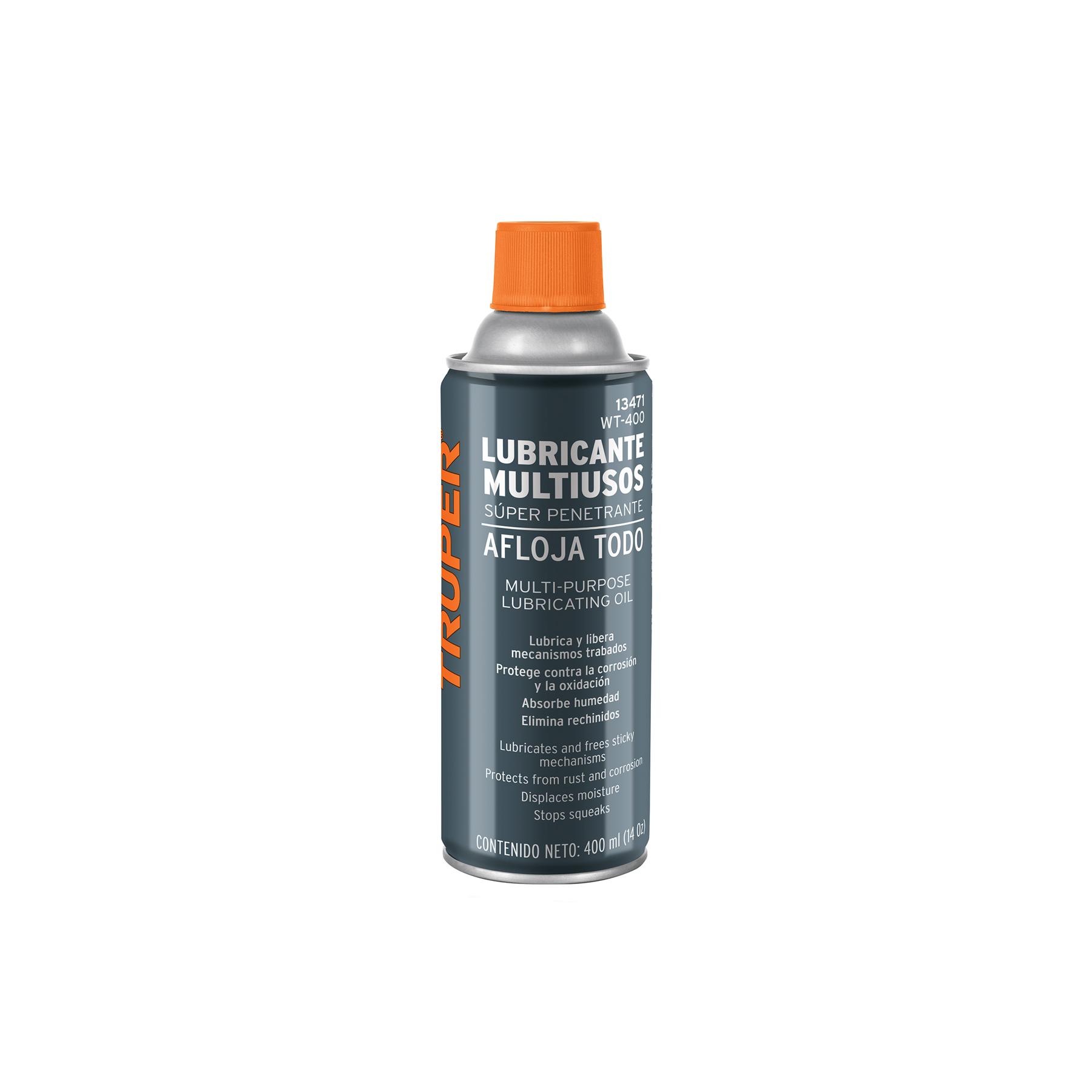 LUBRICANTE MULTIUSOS EN AEROSOL, 400ML (14OZ), TRUPER