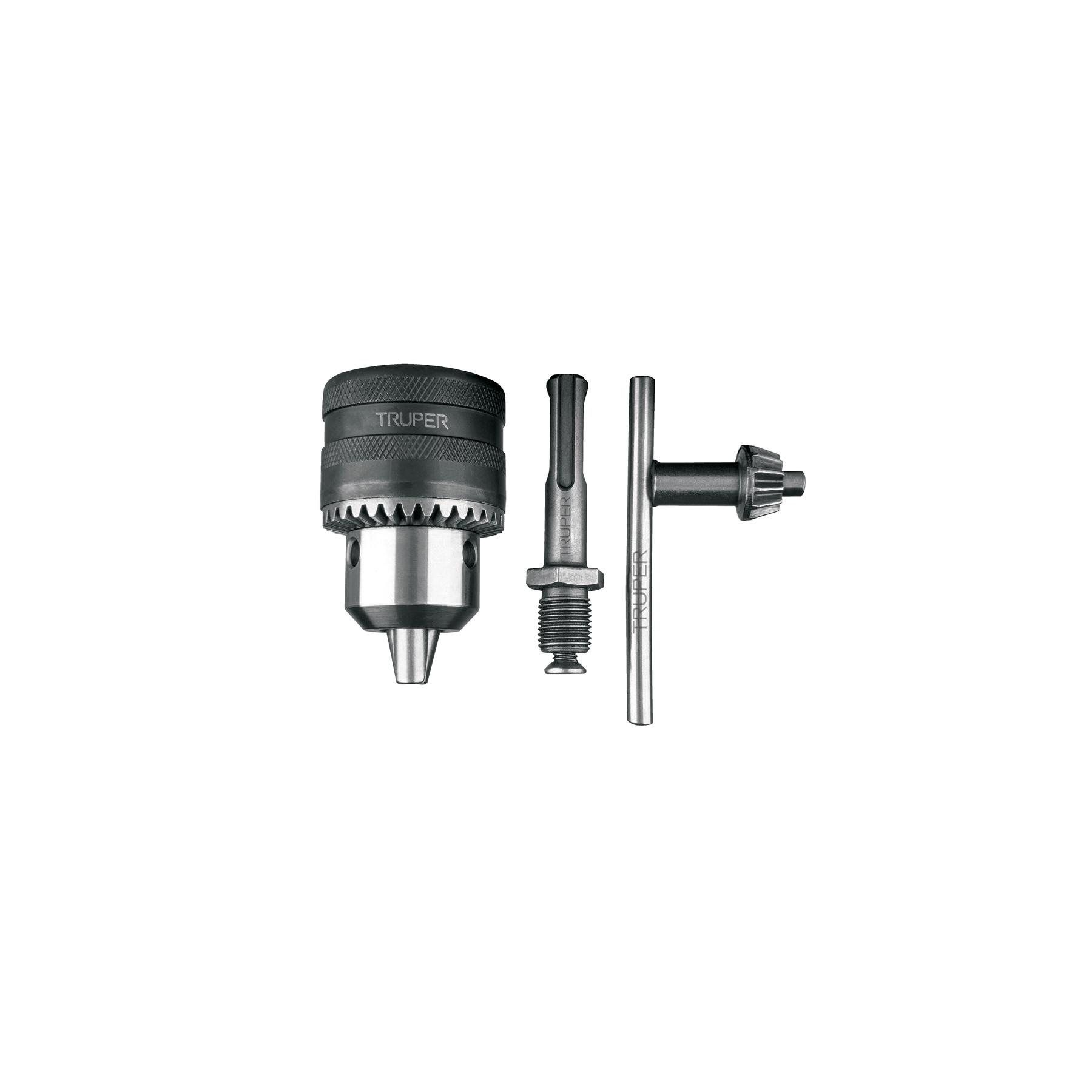 "JUEGO DE BROQUERO DE 1/2"" CON LLAVE Y ADAPTADOR SDS PLUS"