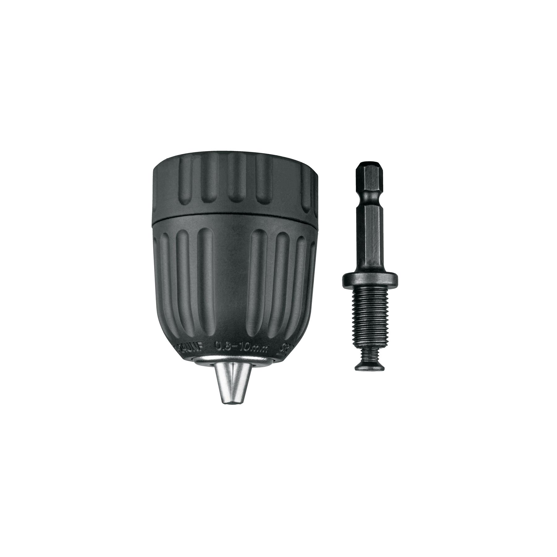 "BROQUERO 3/8"" SIN LLAVE Y ADAPTADOR HEXAGONAL 1/4"", TRUPER"