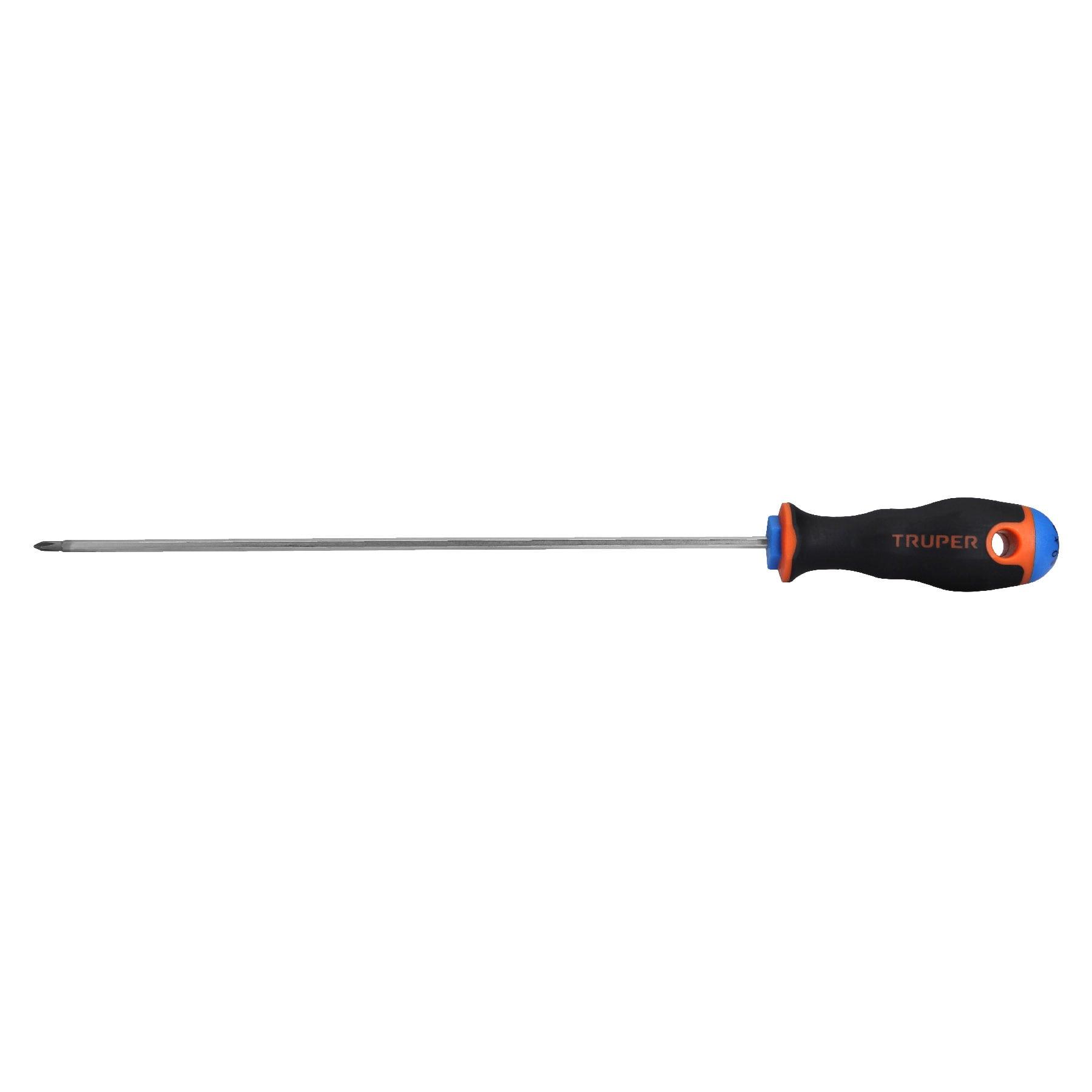 "DESARMADOR DE CRUZ 1/8"" X 8"" MANGO COMFORT GRIP, TRUPER"