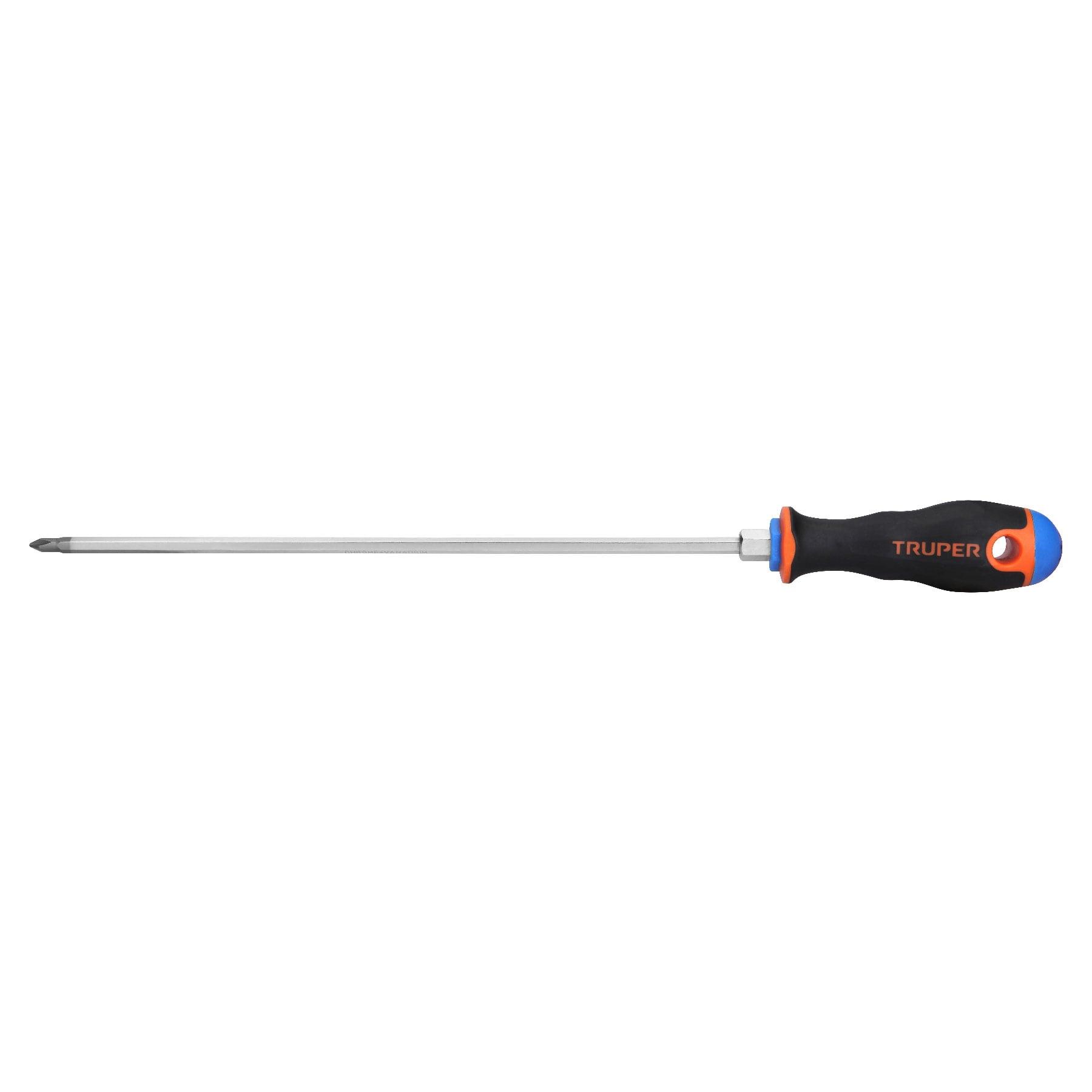 "DESARMADOR DE CRUZ 3/16"" X 10"" MANGO COMFORT GRIP, TRUPER"