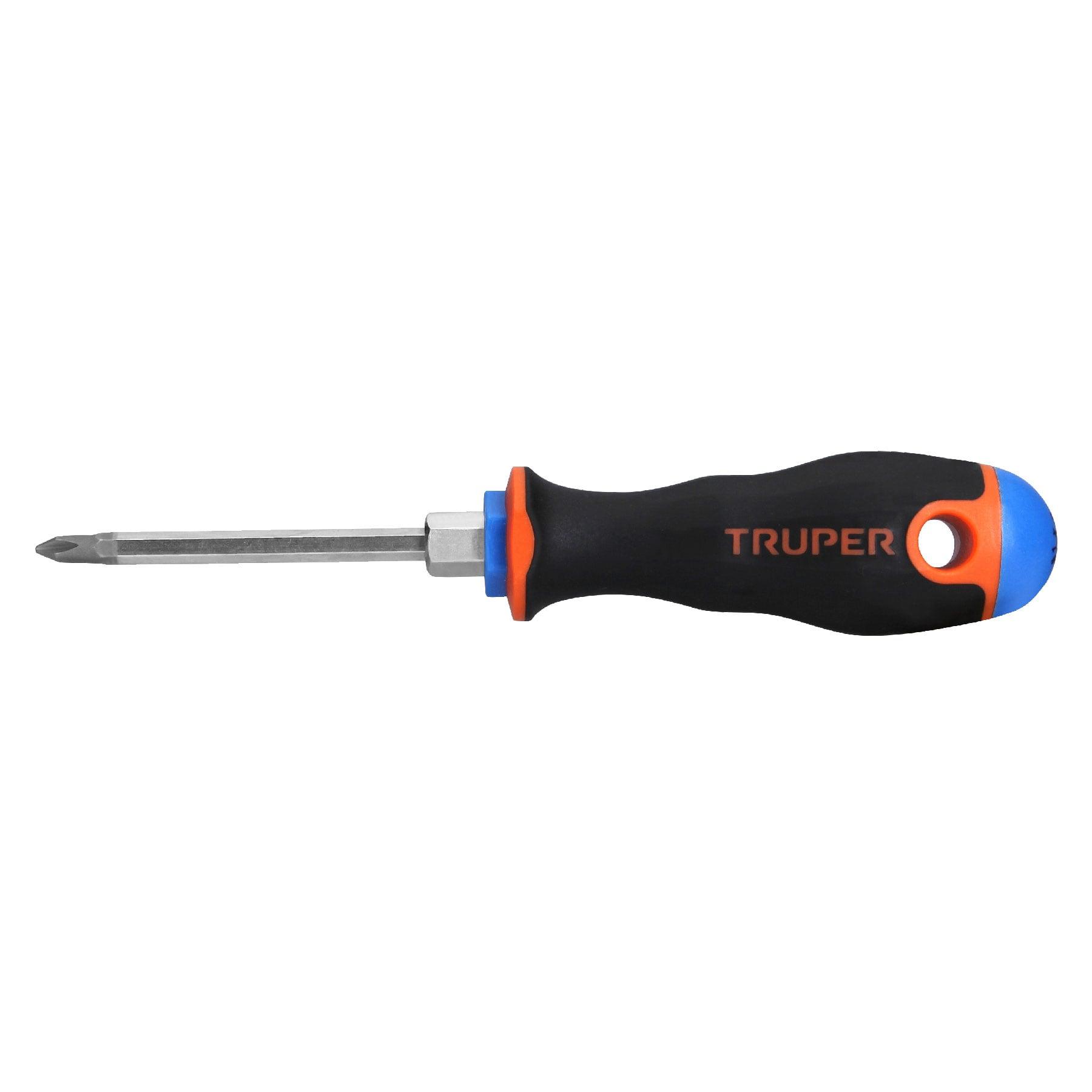"DESARMADOR DE CRUZ 3/16"" X 3"" MANGO COMFORT GRIP, TRUPER"